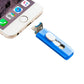 Pen Drive USB x64 GB COOL (3 en 1) Lightning / Tipo-C / USB Azul