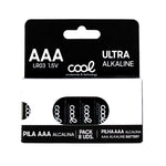 Pilas Alcalinas AAA LR03 COOL (Pack 8 uds)
