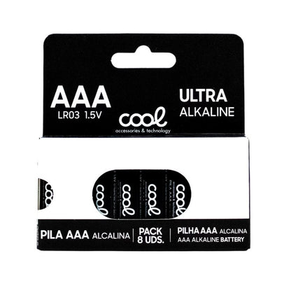 Pilas Alcalinas AAA LR03 COOL (Pack 8 uds)