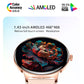 Smartwatch COOL Ultrathin + 2 Correas (Amoled, Llamadas, Ultrafino) Negro