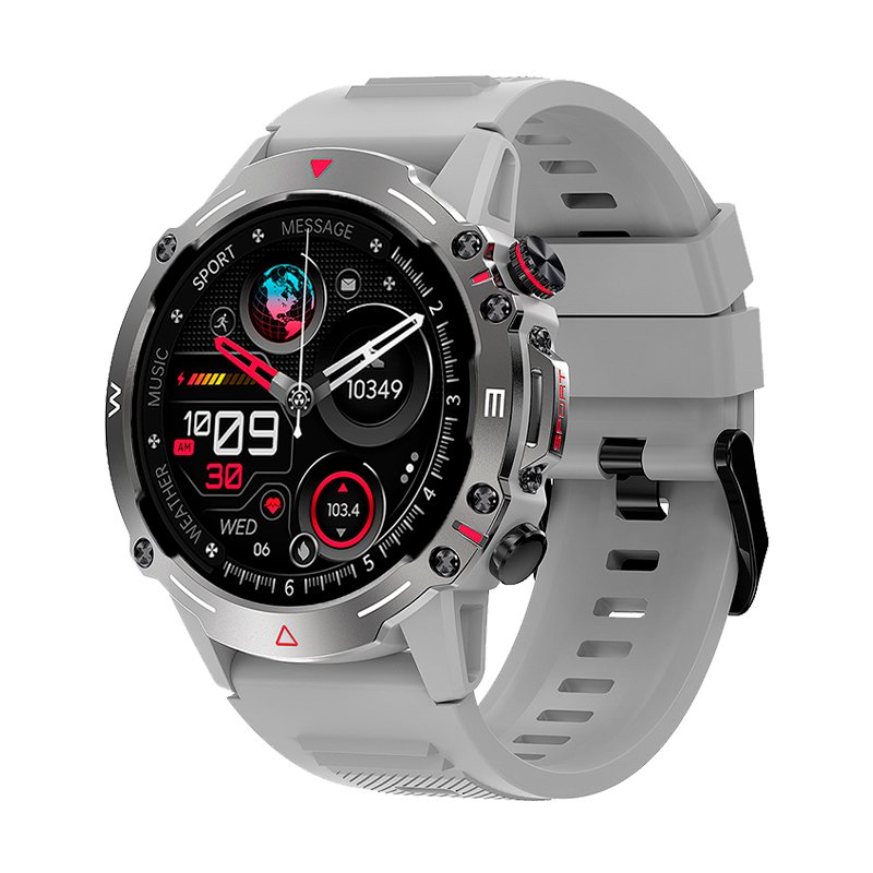 Smartwatch Pantalla Amoled COOL Adventure Silicona Gris (Llamadas, Salud...)