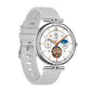 Smartwatch Pantalla Amoled COOL Mónaco + 2 Correas (Llamadas, Salud) Plateado